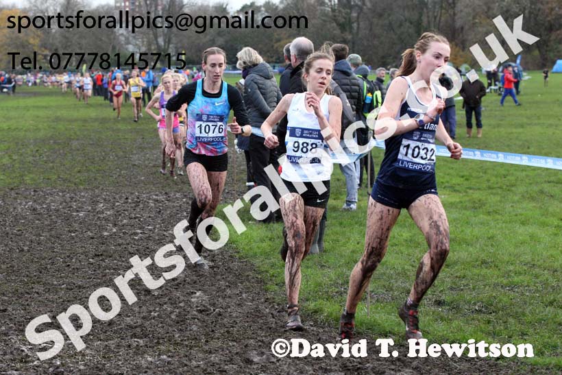 Senior Women and under-23 Womens 2017 British Athletics Liverpool Cross Challenge, Sefton Park, Liverpool. Photo:  David T. Hewitson/Sports for All Pics